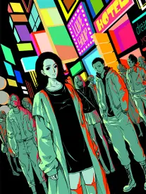 女神漫画《月色停在第 99 话》封面